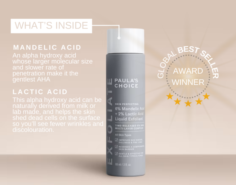 Paula’s Choice 6% Mandelic Acid + 2% Lactic Acid Exfoliant